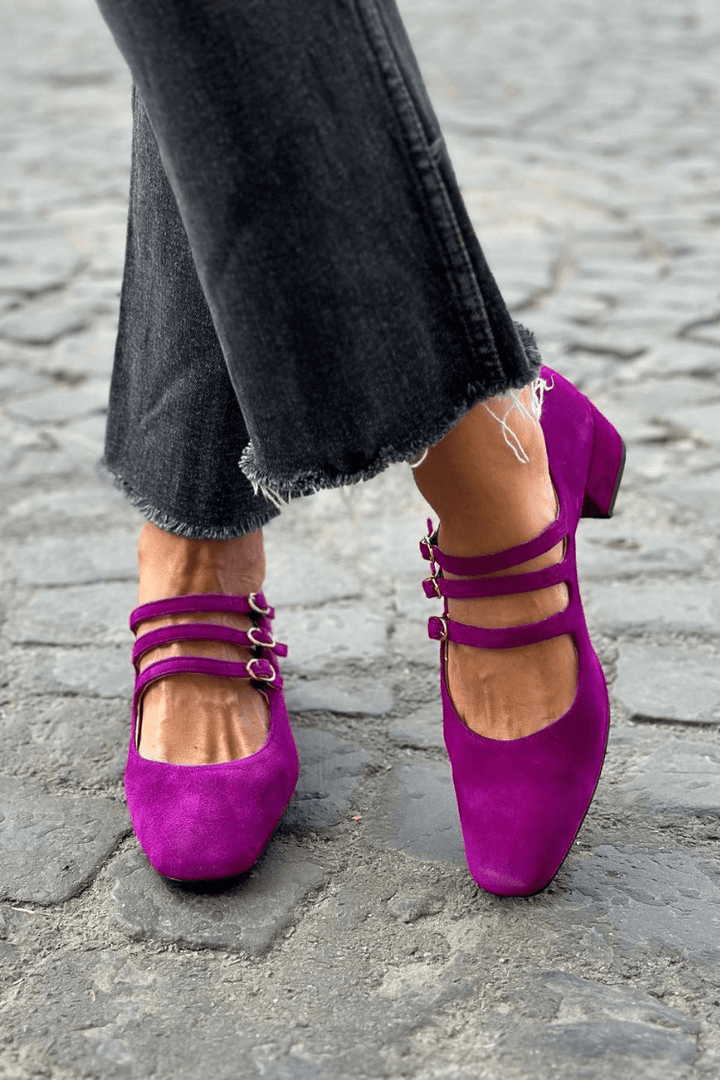Olivia™ | Multi-Strap Ballet Flats