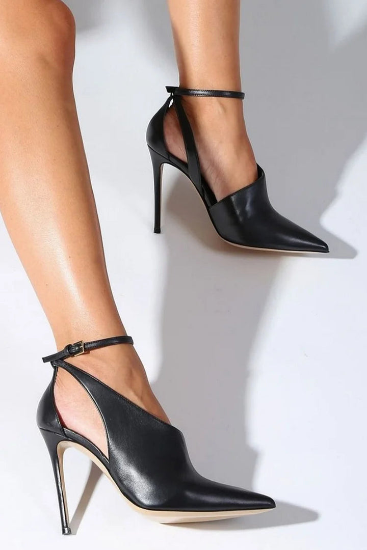 Kyra™ | Pointed Pumps with Ankle Strap