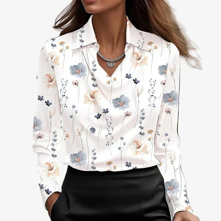 Elira™ Cowl Neck Blouse