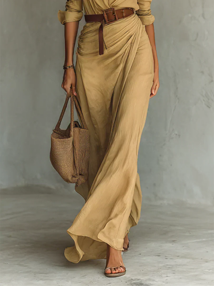 M&H | Belted Maxi Dress