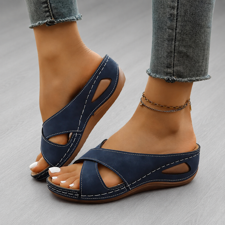 Judith - Orthopedic Slip-On Wedge Sandals