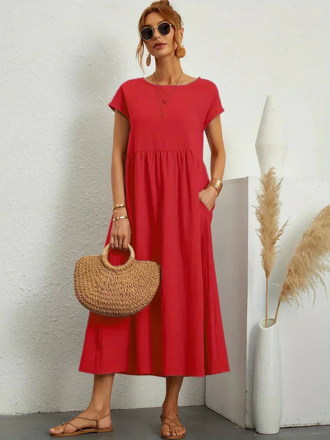 Gabrielle™ — Flowing Midi Dress