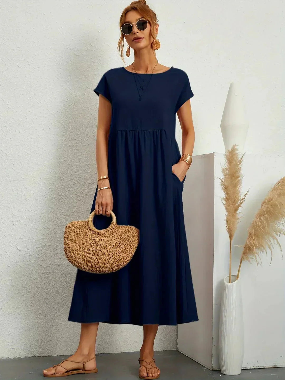 Gabrielle™ — Flowing Midi Dress