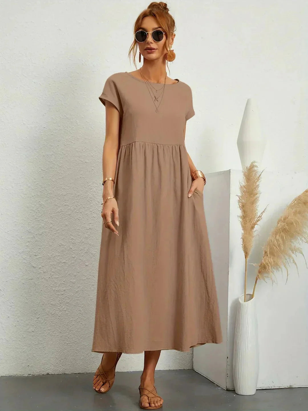 Gabrielle™ — Flowing Midi Dress