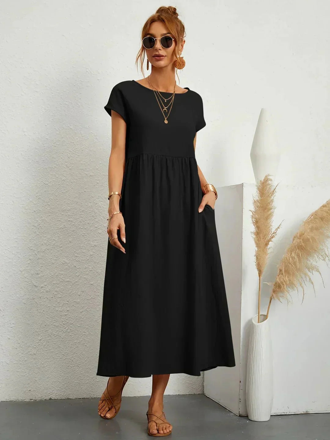 Gabrielle™ — Flowing Midi Dress