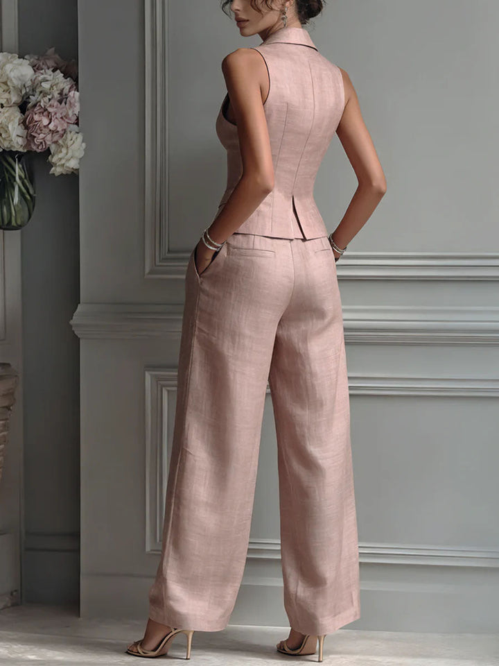 M&H | Button-Front Two-Piece Set
