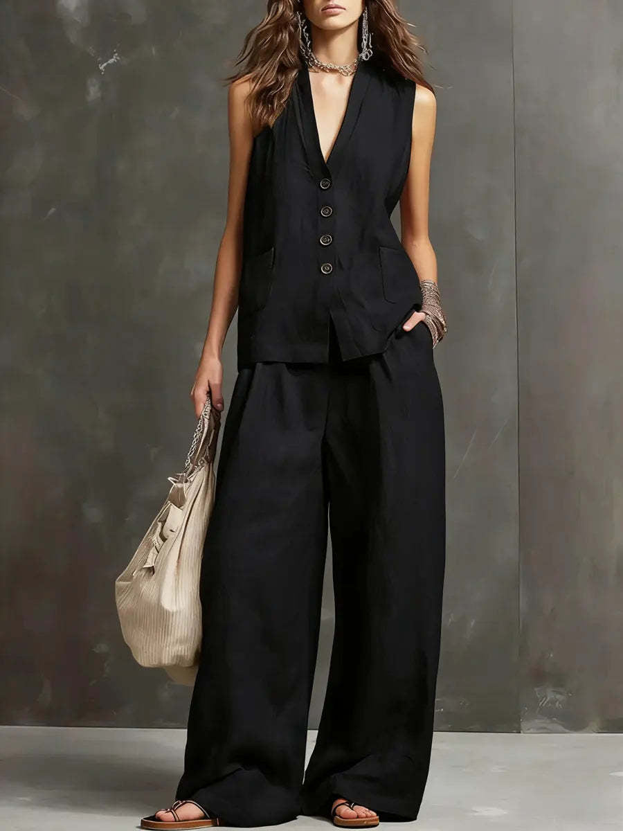 M&H | Two-Piece Set, Airy Minimalist Silhouette