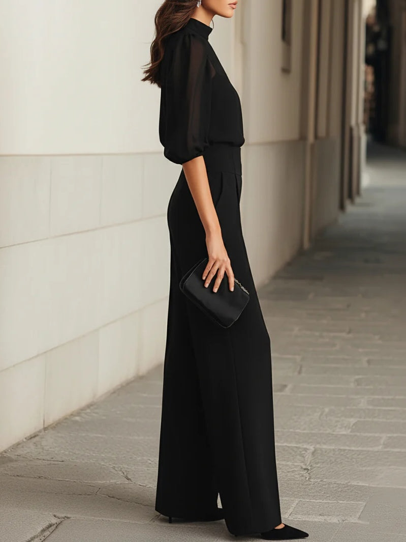 M&H | 3-Piece Set with Wide-Leg Pants