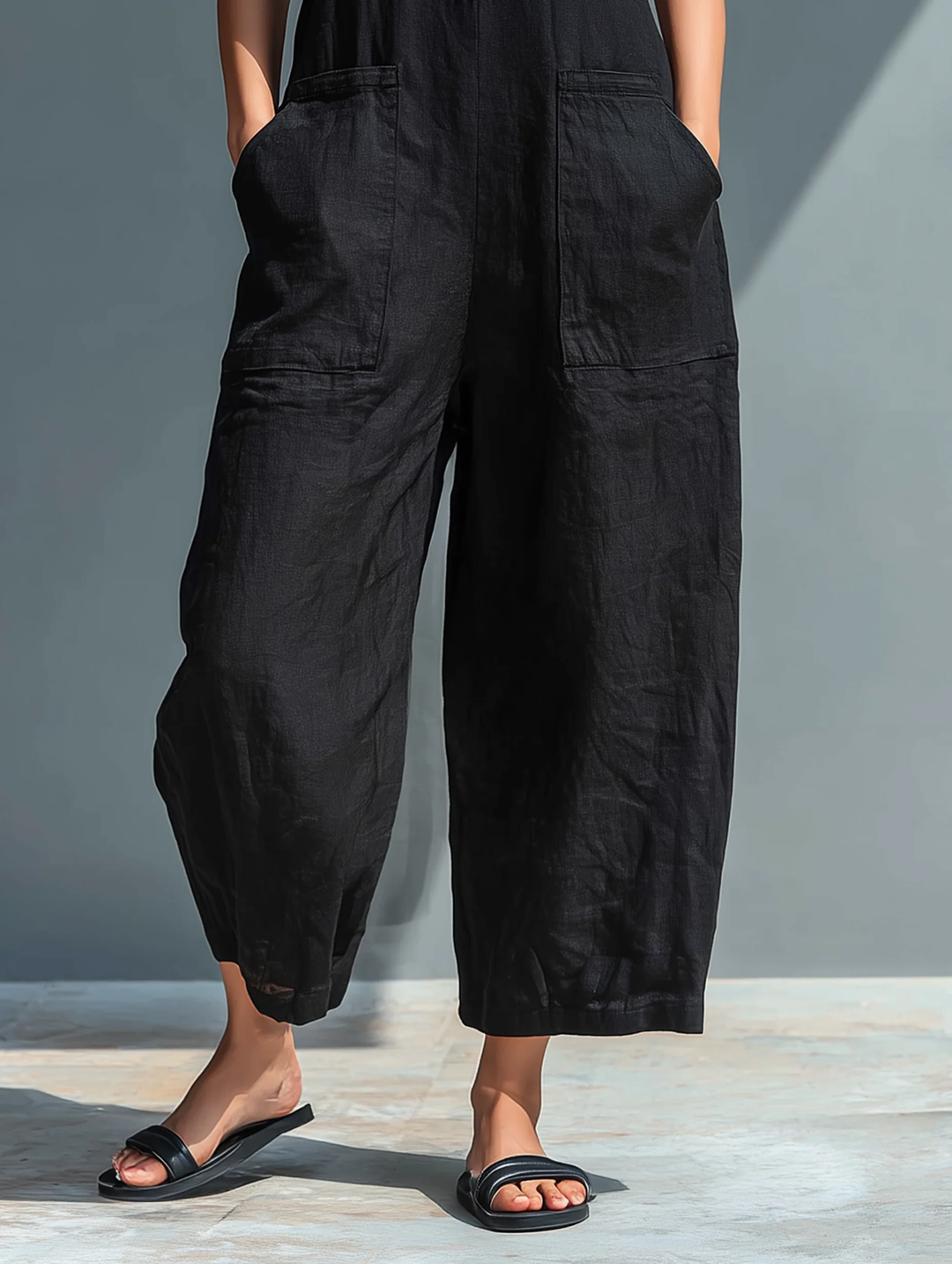 M&H | Mandarin Collar Jumpsuit